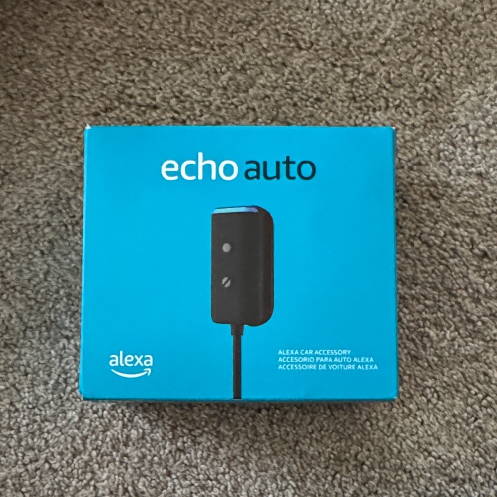 Amazon Echo Auto Alexa Device in Black